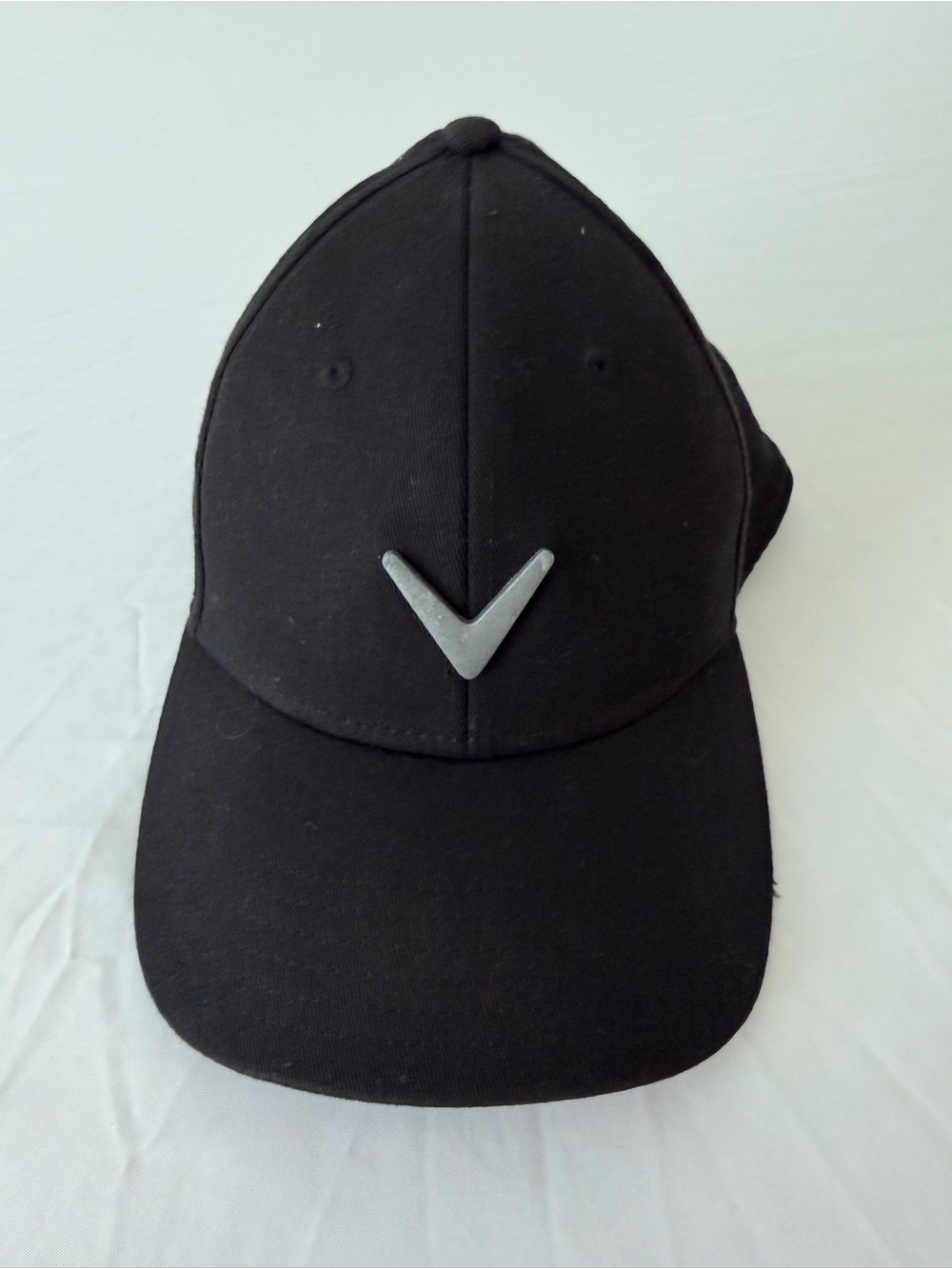 Callaway Black Baseball Cap with Silver Chevron
